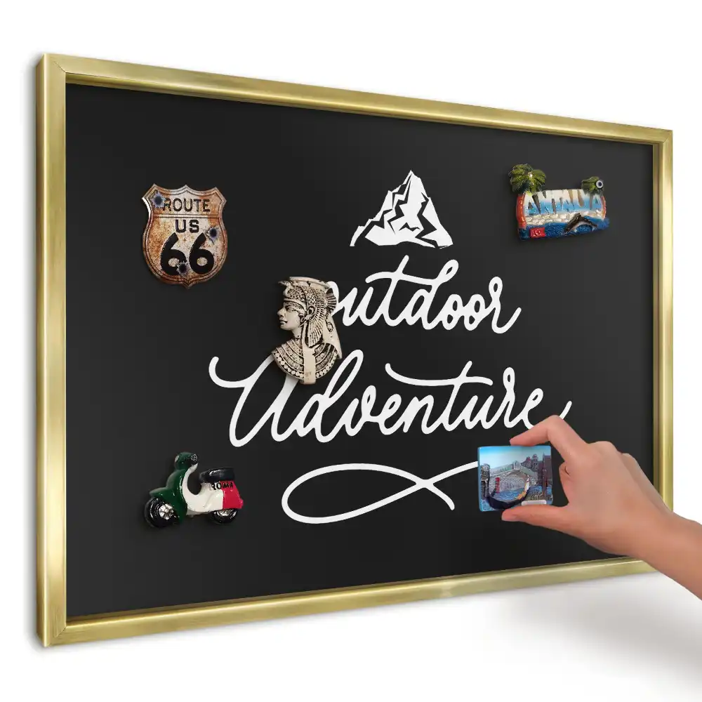 Tablă magnetică imprimată de perete Grafică pentru aventuri în aer liber