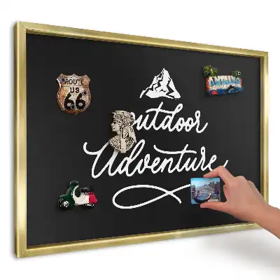Tablă magnetică imprimată de perete Grafică pentru aventuri în aer liber