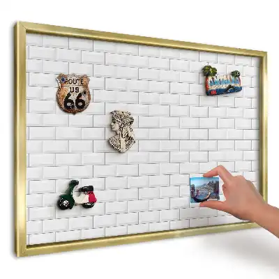 Panou din tablă pentru colecția de magneți Prospețime minimalistă