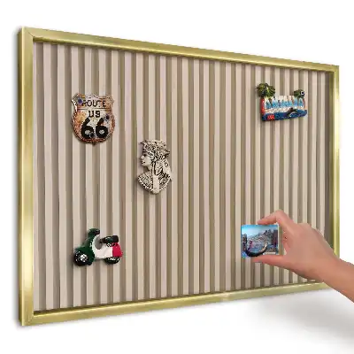 Tablă magnetică imprimată de perete Benzi verticale luminoase