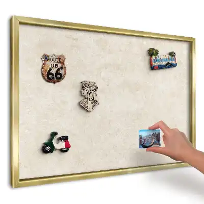 Panou din tablă pentru colecția de magneți Textură cremoasă și delicată