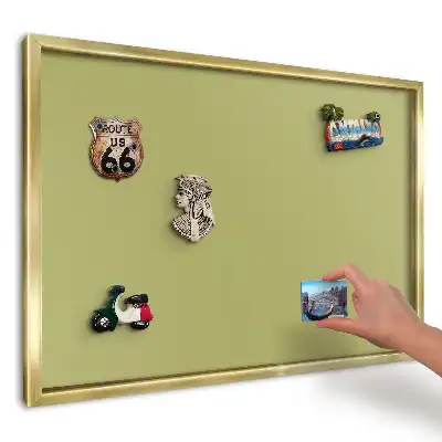 Tablă magnetică imprimată de perete Fundal solid vintage verde