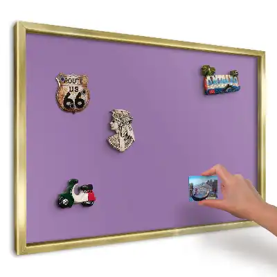 Tablă magnetică imprimată de perete Eleganță violetă, expresivitate