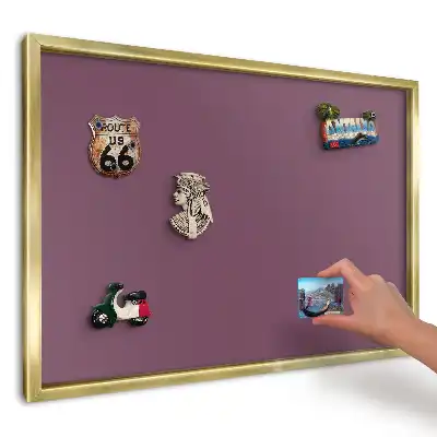 Panou din tablă pentru colecția de magneți Violet intens solid