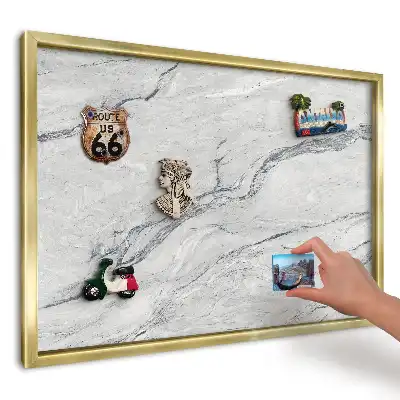 Tablă magnetică imprimată de perete Marmură gri senină