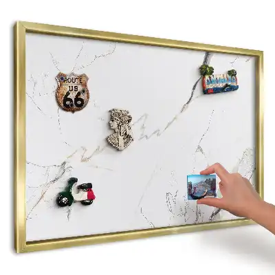 Tablă magnetică imprimată de perete Model elegant bej și gri