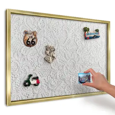 Panou din tablă pentru colecția de magneți Modele ajurate luminoase