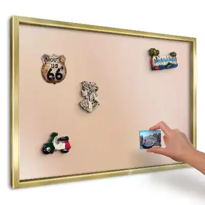 Tablă magnetică imprimată de perete Material textil bej de tranziție