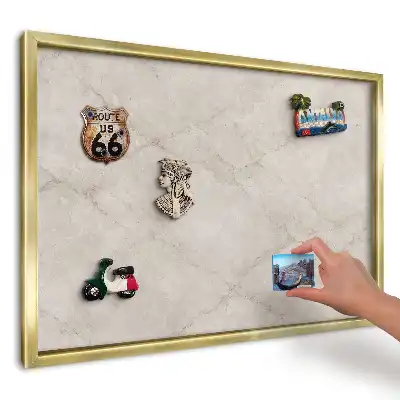 Panou din tablă pentru colecția de magneți Marmură clasică elegantă