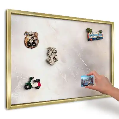 Panou din tablă pentru colecția de magneți Model delicat eteric