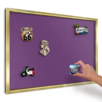 Tablă magnetică imprimată de perete Mov minimalist modern