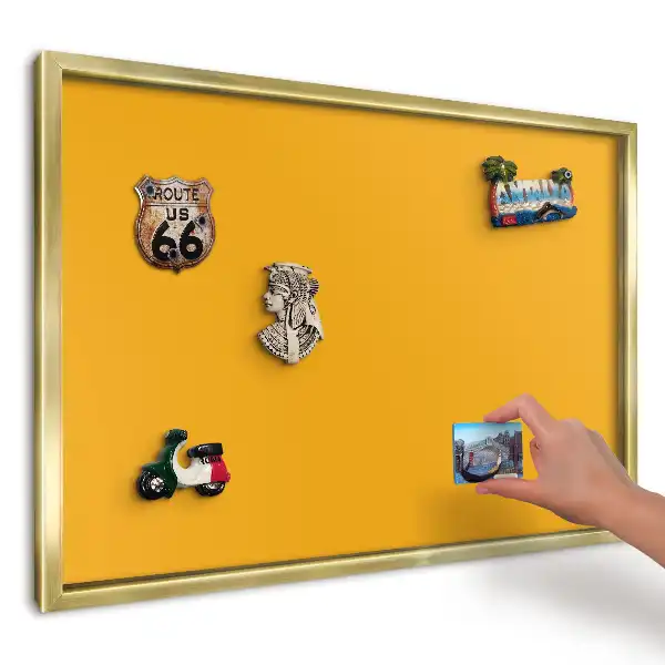 Tablă magnetică imprimată de perete Energie galbenă intensă