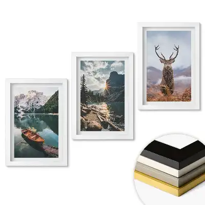 Set de trei tablouri pentru living Frumusețea naturii