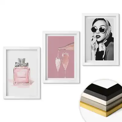 Set de tablouri pentru living Eleganță și lux în trei versiuni