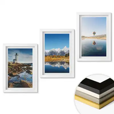 Set de 3 tablouri pentru dormitor cu peisaje pitorești din natură