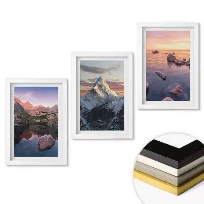 Set de trei tablouri pentru living Frumusețea naturii