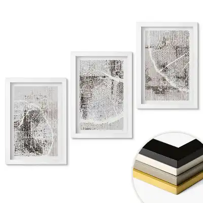 Set de tablouri pentru living Frumusețe naturală în stil minimalist