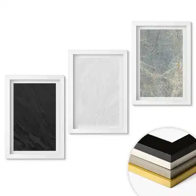 Set de tablouri pentru living cu texturi moderne în stil minimalist