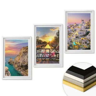 Set de tablouri pentru living cu peisaje pitorești