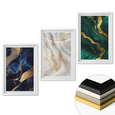 Set de 3 tablouri pentru living Eleganță și armonie în culori
