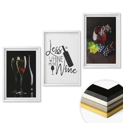 Set de tablouri pentru living Vin în diferite variante