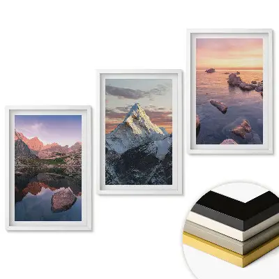 Set de 3 tablouri pentru living Frumusețea naturii