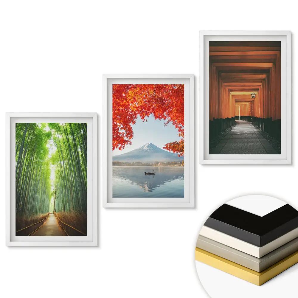 Set de 3 tablouri pentru living Frumusețe naturală