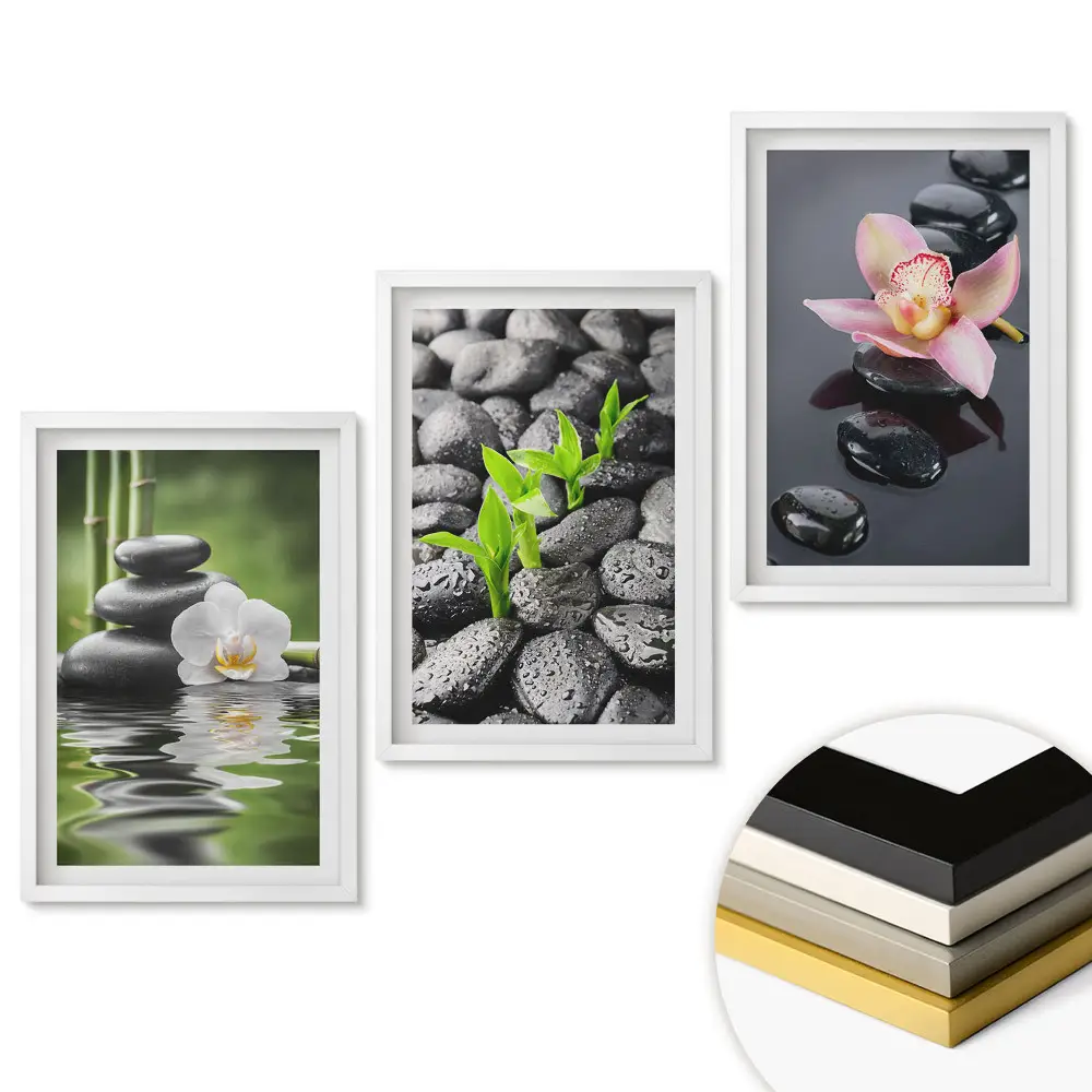 Set de tablouri pentru living Armonia naturii și pacea
