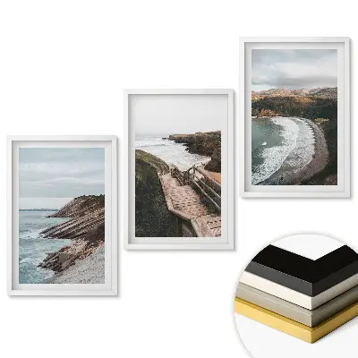 Set 3 tablouri pentru living Frumusețe naturală