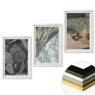 Set de tablouri pentru living Frumusețe naturală în stil minimalist