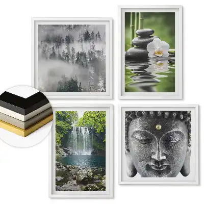 Set de tablouri înrămate Armonia naturii și liniștea sufletească