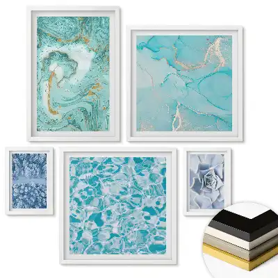 Set de tablouri înrămate cu design minimalist pentru interior