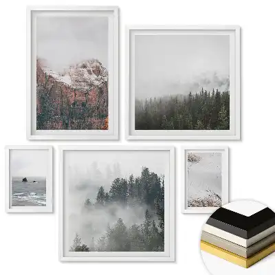 Set de tablouri înrămate Frumusețe naturală în stil minimalist