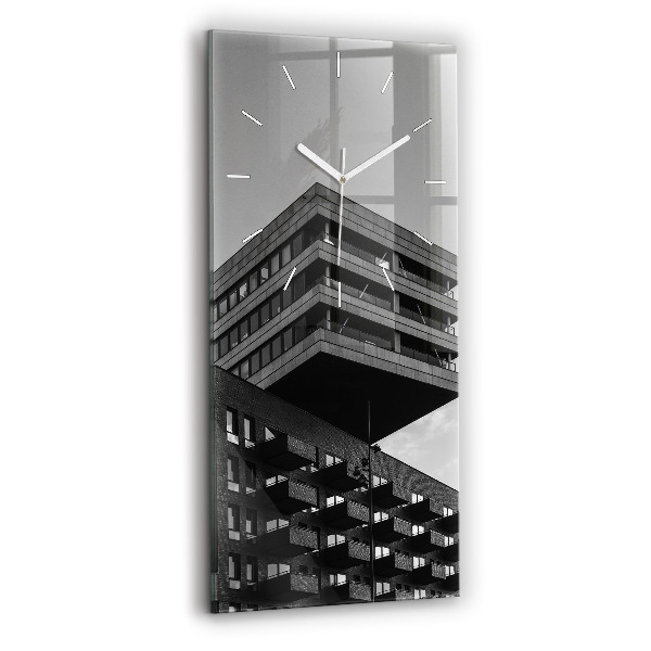 Ceas vertical de perete din sticlă decorativ Arhitectură în Amsterdam