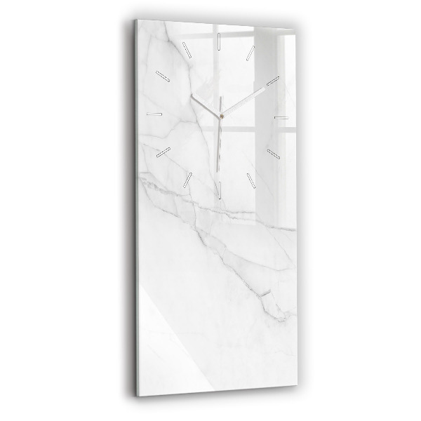 Ceas din sticlă dreptunghiular vertical decorativ Marmură decorativă
