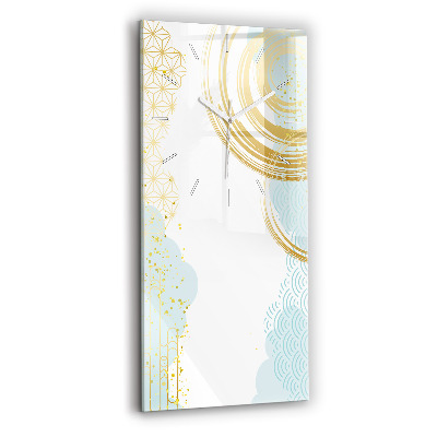 Ceas din sticlă dreptunghiular vertical decorativ Model decorativ