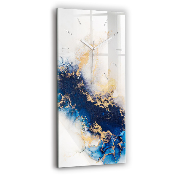 Ceas din sticlă dreptunghiular vertical decorativ Model de marmură