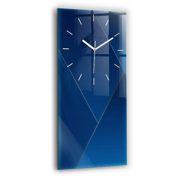 Ceas vertical de perete din sticlă decorativ Abstracție decorativă