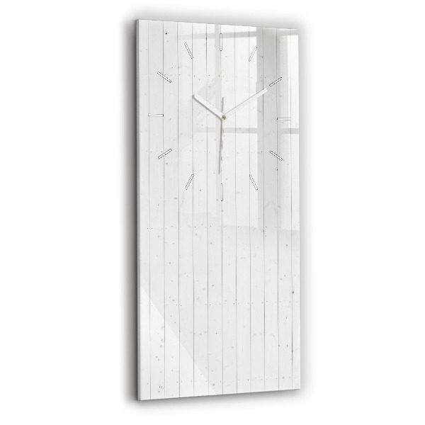 Ceas din sticlă dreptunghiular vertical decorativ Model de panouri din lemn