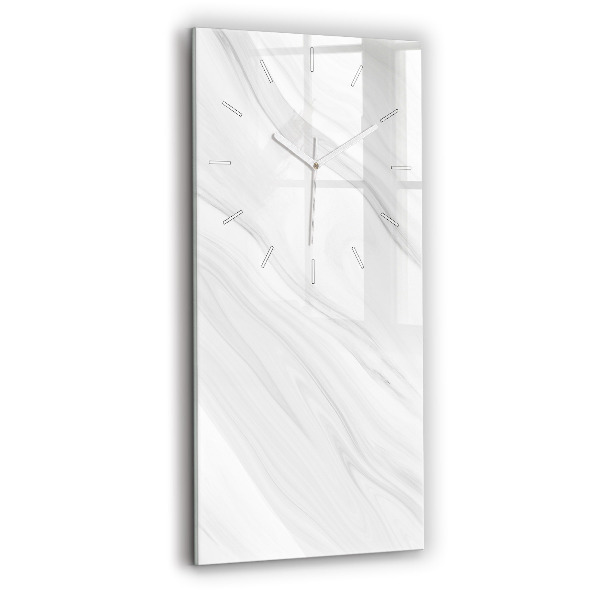 Ceas vertical de perete din sticlă decorativ Marmură decorativă