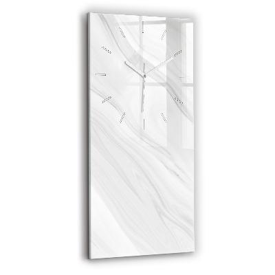 Ceas vertical de perete din sticlă decorativ Marmură decorativă