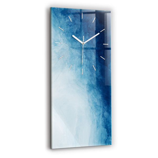 Ceas vertical de perete din sticlă decorativ Apă de extracție
