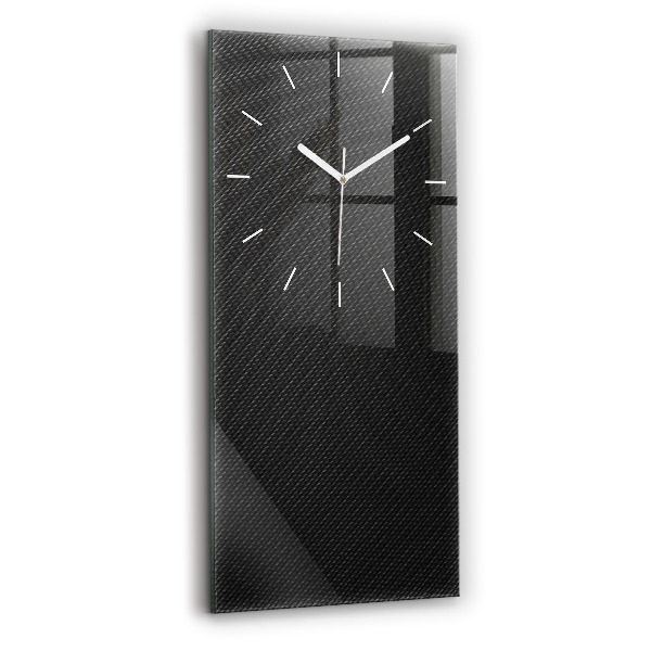 Ceas din sticlă dreptunghiular vertical decorativ Abstracție întunecată