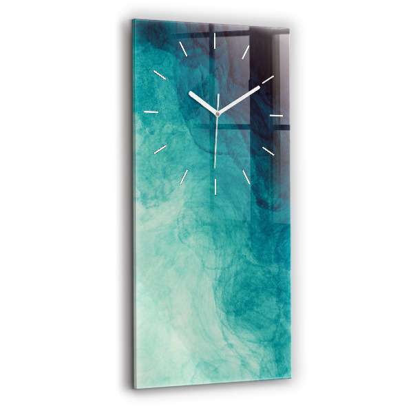 Ceas din sticlă dreptunghiular vertical decorativ Adâncimea de abstractizare