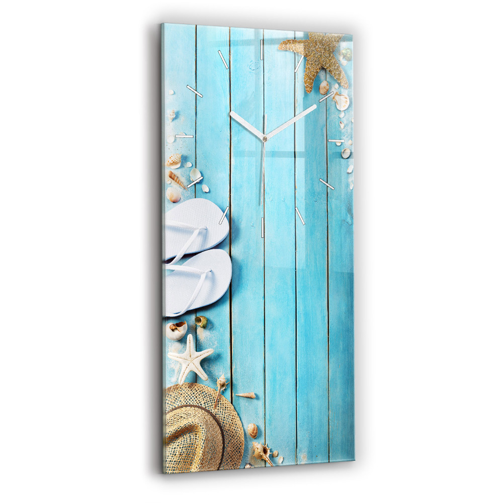 Ceas din sticlă dreptunghiular vertical decorativ Accesorii de sărbători