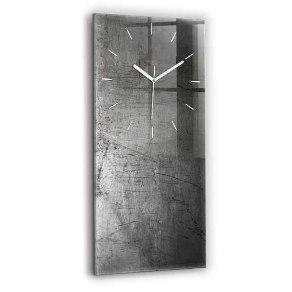Ceas din sticlă dreptunghiular vertical decorativ Perete metalic