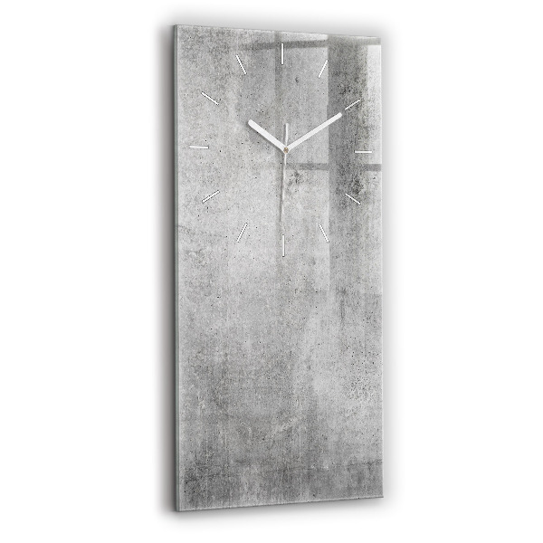 Ceas din sticlă dreptunghiular vertical decorativ Perete brut