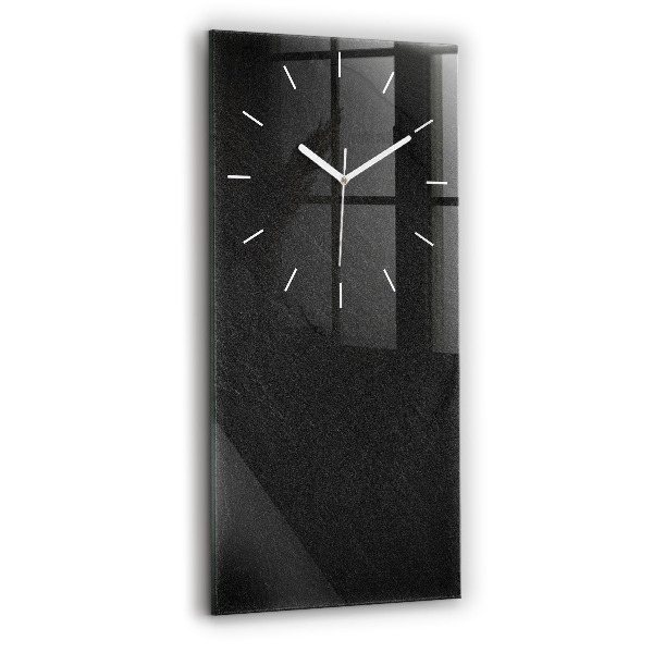 Ceas din sticlă dreptunghiular vertical decorativ Rocă întunecată