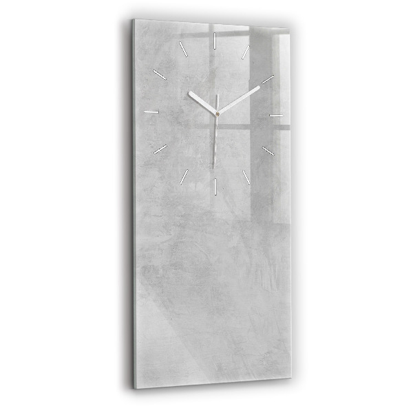 Ceas vertical de perete din sticlă decorativ Zid de piatră