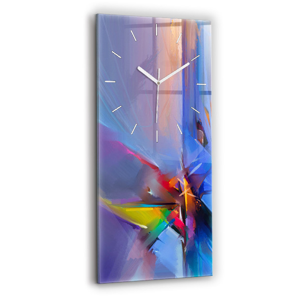 Ceas vertical de perete din sticlă decorativ Peisaj marin
